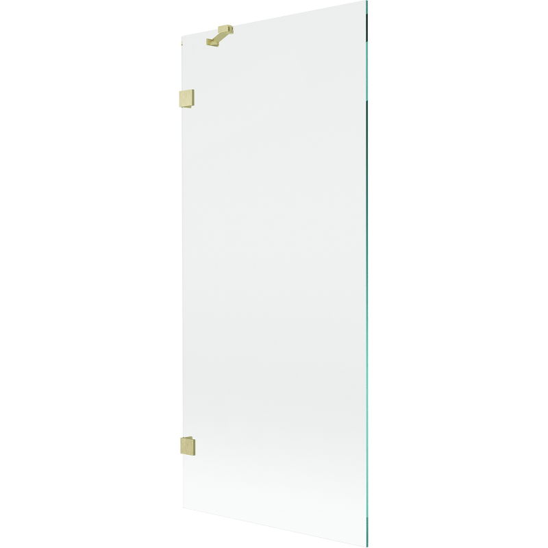 Mexen Lunar vonios ekranas vieno segmento 80 x 150 cm, skaidrus, auksinis šlifuotas - 897-080-000-55-00