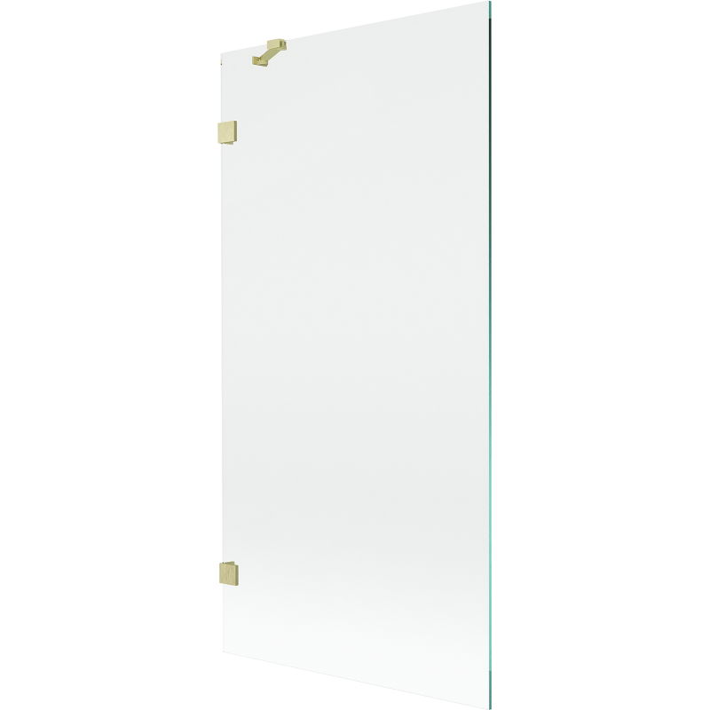 Mexen Lunar vonios sienelė, vienos dalies, 90 x 150 cm, skaidri, matinė auksinė spalva - 897-090-000-55-00