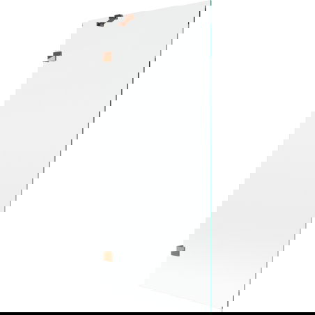 Mexen Lunar vonios ekrano 1-sparno 80 x 150 cm, permatomas, rožinis auksas - 897-080-000-60-00