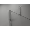 Mexen Lunar dešinės pusės atveriamos dušo durys 120 cm, skaidrios, chromas - 834S-120-050-01-00-P