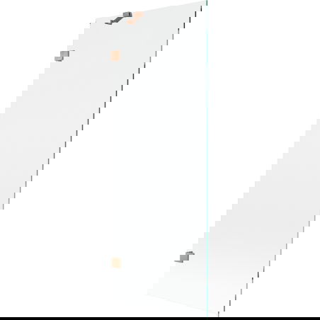 Mexen Lunar vonios užuolaida su vienu sparnu 70 x 150 cm, skaidri, šepečiu valyta varinis - 897-070-000-65-00