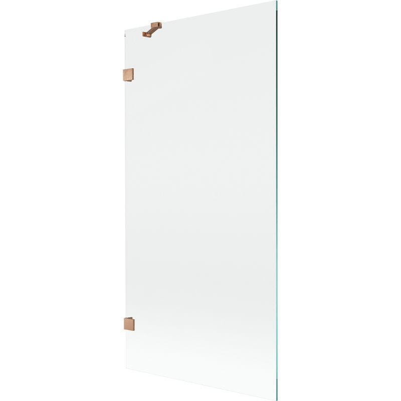 Mexen Lunar vonios ekranas su vienu sparnu 90 x 150 cm, skaidrus, šlifuotas varis - 897-090-000-65-00