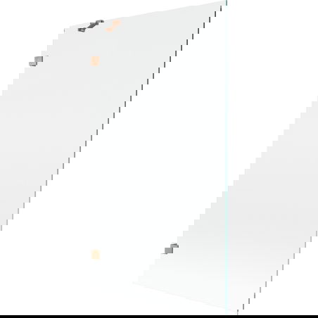 Mexen Lunar vonios ekranas, 1-duris, 100 x 150 cm, permatomas, šepečiu šlifuotas varis - 897-100-000-65-00