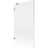 Mexen Lunar voniai skirtas vienasparnis ekranas, 100 x 150 cm, skaidrus, šepečiu dengta varis - 897-100-000-65-00