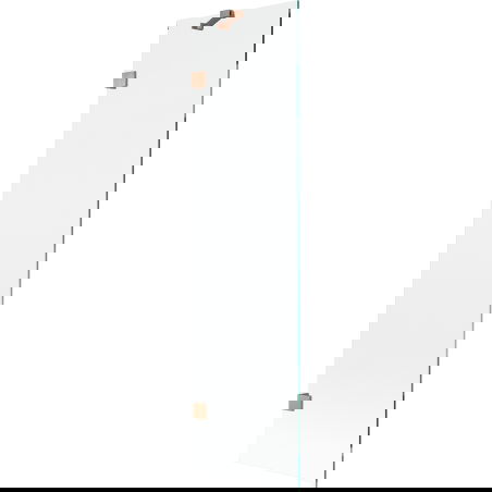 Mexen Lunar vonios dušo ekranas 1-durų 50 x 150 cm, skaidrus, šukuota varis - 897-050-000-65-00