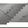 Mexen Lunar dešinės pusės dušo durys 150 cm, permatomos, chromuotos - 834S-150-050-01-00-P