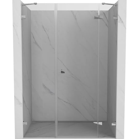Mexen Lunar dušo durys, dešinės, 160 cm, skaidrus, chromas - 834S-160-050-01-00-P