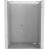 Mexen Lunar dušo durys, dešinės, 160 cm, skaidrus, chromas - 834S-160-050-01-00-P