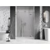 Mexen Lunar dušo durys, dešinės, 160 cm, skaidrus, chromas - 834S-160-050-01-00-P