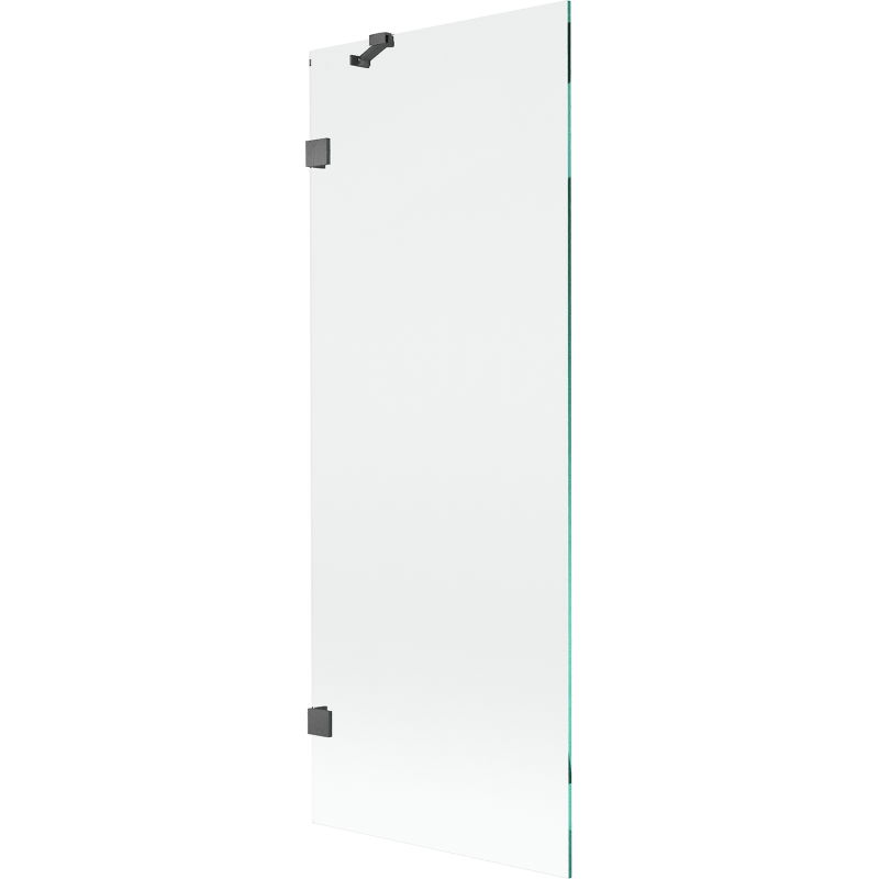 Mexen Lunar vonios su sienelė 1-sparnuotas 70 x 150 cm, skaidrus, šautuvų pilka šlifuota - 897-070-000-66-00
