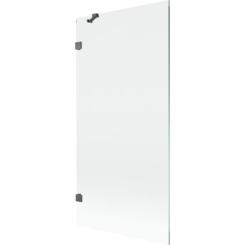 Mexen Lunar vonios ekranas 1-durys 90 x 150 cm, skaidrus, šlifuota pistoletinė pilka - 897-090-000-66-00