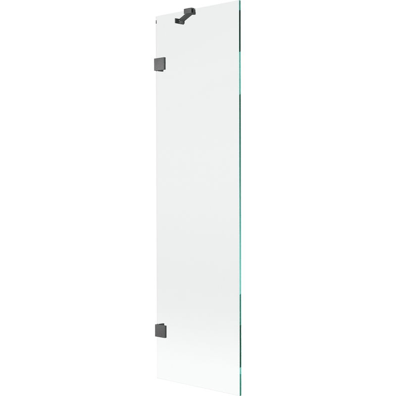 Mexen Lunar vonios pertvara su vienu duru sparnu 50 x 150 cm, skaidri, ginklų pilka šepečiuota - 897-050-000-66-00