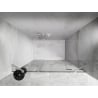 Mexen Lunar varstomos dušo durys dešinės 145 cm, skaidrios, baltos - 834S-145-050-20-00-P