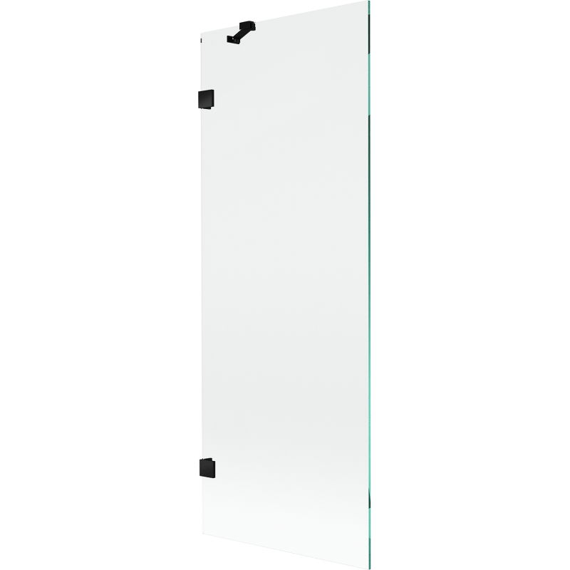 Mexen Lunar vonios sienelė 1 durų 70 x 150 cm, permatoma, juoda - 897-070-000-70-00