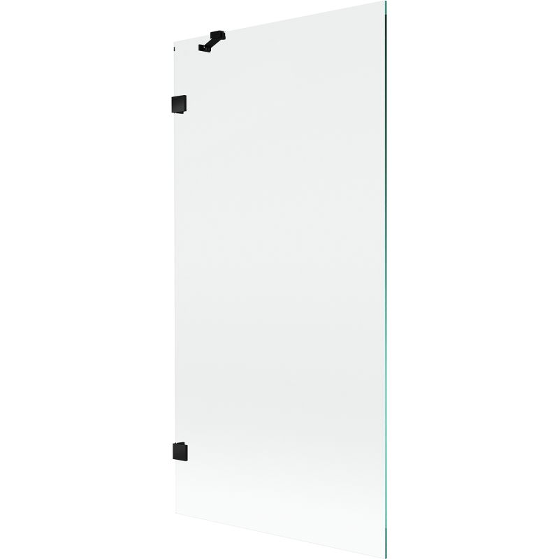 Mexen Lunar vieno sparno vonios ekranas 90 x 150 cm, skaidrus, juodas - 897-090-000-70-00