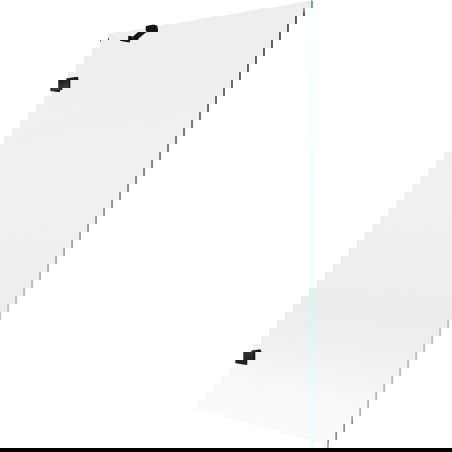 Mexen Lunar vieno sparno vonios ekranas 90 x 150 cm, skaidrus, juodas - 897-090-000-70-00