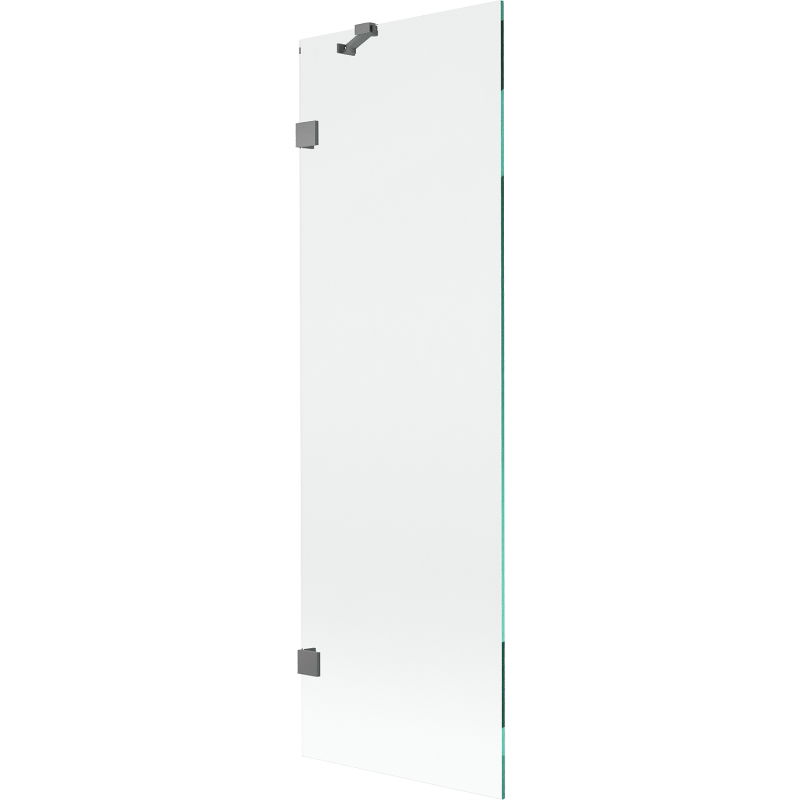 Mexen Lunar vonios pertvara su vienu varčia 60 x 150 cm, skaidri, tamsaus metalo - 897-060-000-95-00
