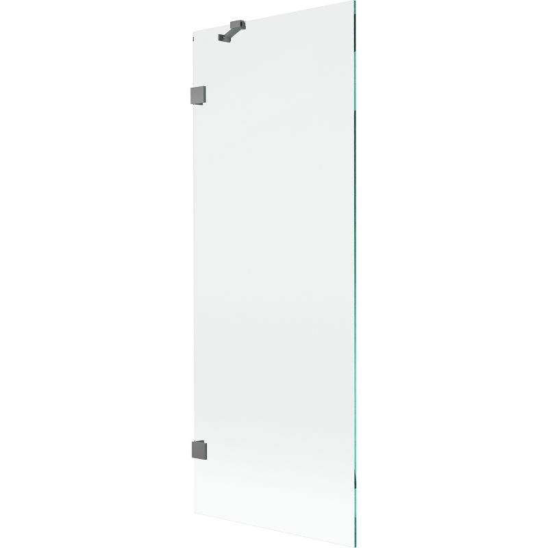 Mexen Lunar vonios ekranas 1-durų 70 x 150 cm, permatomas, ginklų metalas - 897-070-000-95-00