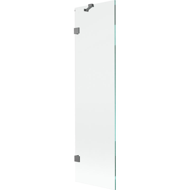 Mexen Lunar vonios sienelė 1-duris 50 x 150 cm, skaidrus, gun metal - 897-050-000-95-00