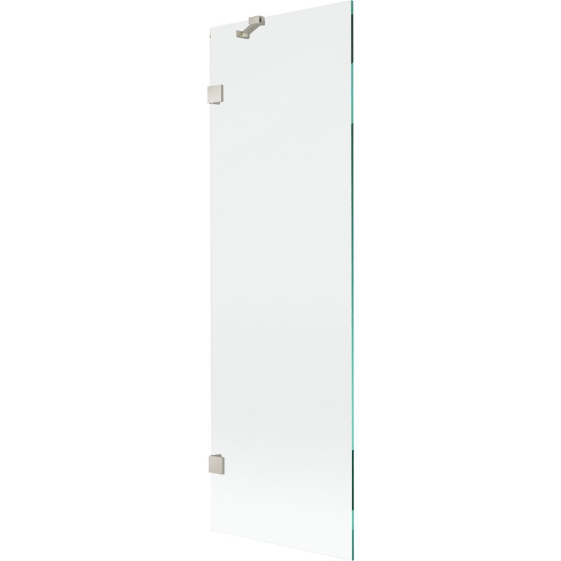 Mexen Lunar vonios ekranelis 1-staktas 60 x 150 cm, permatomas, šlifuotas nikelis - 897-060-000-97-00