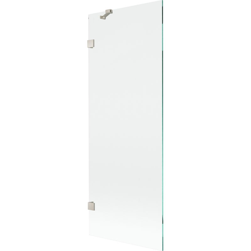 Mexen Lunar vonios pertvara, vienos dalies, 70 x 150 cm, permatomas, šepečiuotas nikelis - 897-070-000-97-00