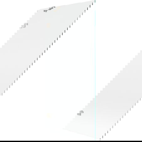 Mexen Lunar vonios ekranas, vienos durys, 80 x 150 cm, permatomas, šlifuotas nikelis - 897-080-000-97-00