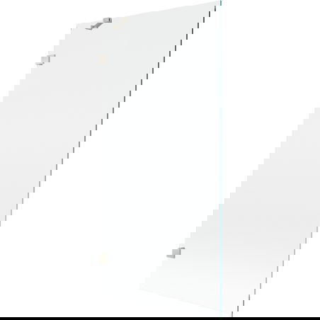 Mexen Lunar vonios pertvara 1-durys 90 x 150 cm, skaidri, šlifuotas nikelis - 897-090-000-97-00