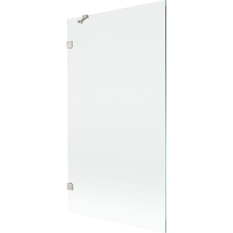 Mexen Lunar vonios pertvara 1-sparno 100 x 150 cm, skaidrus, šepečiu nikelis - 897-100-000-97-00