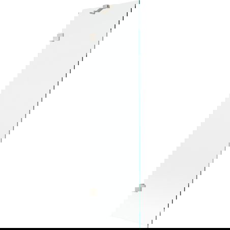 Mexen Lunar vonios užuolaida 1-duris 50 x 150 cm, permatomas, šlifuotas nikelis - 897-050-000-97-00