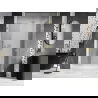 Tualeto durys Mexen Lunar, dešinė pusė, 135 cm, permatomos, šlifuotas auksas - 834S-135-050-55-00-P