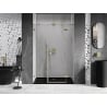 Tualeto durys Mexen Lunar, dešinė pusė, 135 cm, permatomos, šlifuotas auksas - 834S-135-050-55-00-P