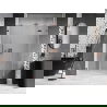 Mexen Lunar dušo durys dešinės, 135 cm, permatomos, rožinis auksas - 834S-135-050-60-00-P