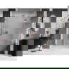 Mexen Lunar dušo durys dešinės, 135 cm, permatomos, rožinis auksas - 834S-135-050-60-00-P