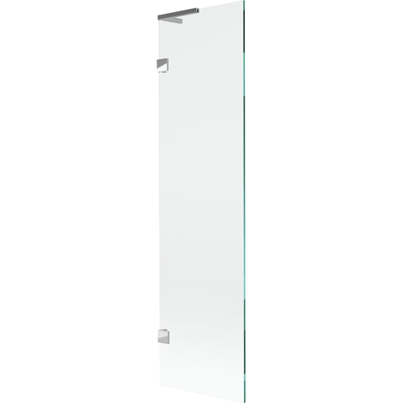 Mexen Lunar L vonios užuolaida 1-duris 50 x 150 cm, skaidri, chromas - 897L-050-000-01-00