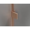 Mexen Lunar dešinės pusės dušo durys 150 cm, permatomos, šlifuotas varis - 834S-150-050-65-00-P