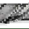 Mexen Lunar dešinės pusės dušo durys 150 cm, permatomos, šlifuotas varis - 834S-150-050-65-00-P