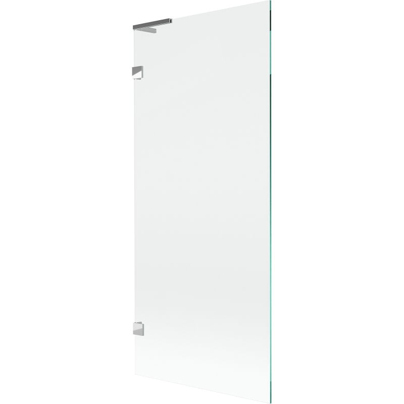 Mexen Lunar L vonios sienelė 1-durų 80 x 150 cm, skaidri, chromas - 897L-080-000-01-00