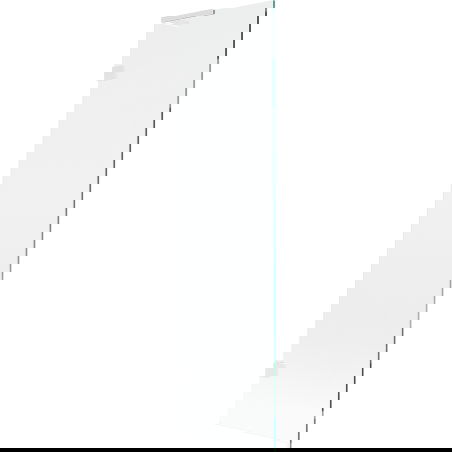 Mexen Lunar L vonios širmos su vienu skydu 50 x 150 cm, skaidrus, baltas - 897L-050-000-20-00