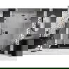 Mexen Lunar atveriamos dešinės pusės dušo durys 155 cm, skaidrios, gun grey šlifuotos - 834S-155-050-66-00-P