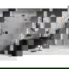 Mexen Lunar dešinės pusės dušo durys, 160 cm, permatomos, šlifuoto pistoletinio pilkumo - 834S-160-050-66-00-P