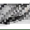Mexen Lunar dešinės pusės dušo durys, 160 cm, permatomos, šlifuoto pistoletinio pilkumo - 834S-160-050-66-00-P