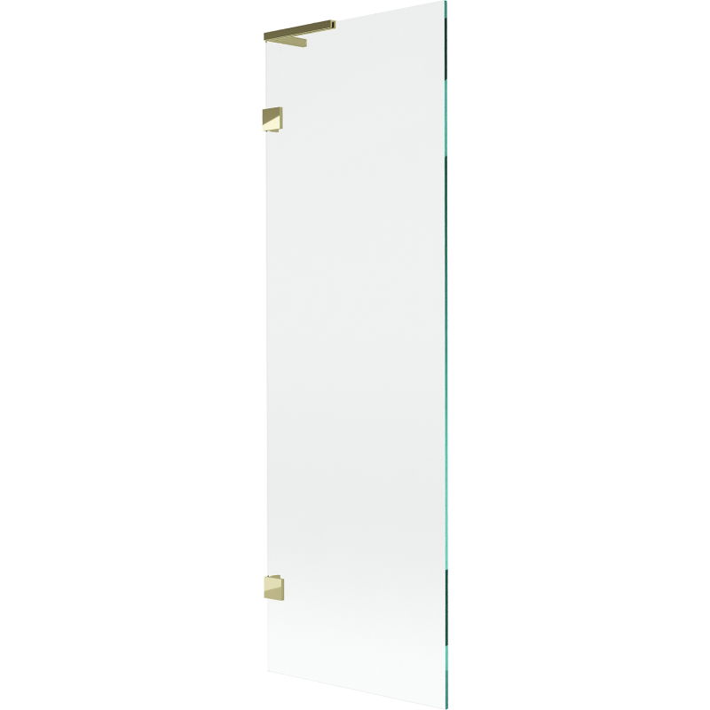 Mexen Lunar L vonios kambario pertvara 1-durų 60 x 150 cm, skaidrus, auksinis - 897L-060-000-50-00