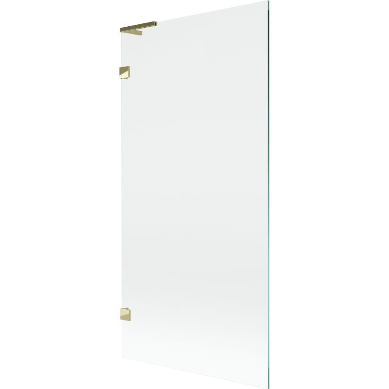 Mexen Lunar L Vonios sienelė 1-sparnuotė 90 x 150 cm, permatoma, auksinė - 897L-090-000-50-00