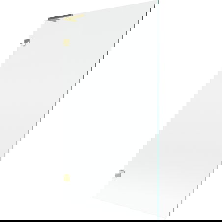 Mexen Lunar L vonios ekrano 1-sparnas 100 x 150 cm, permatomas, auksinis - 897L-100-000-50-00