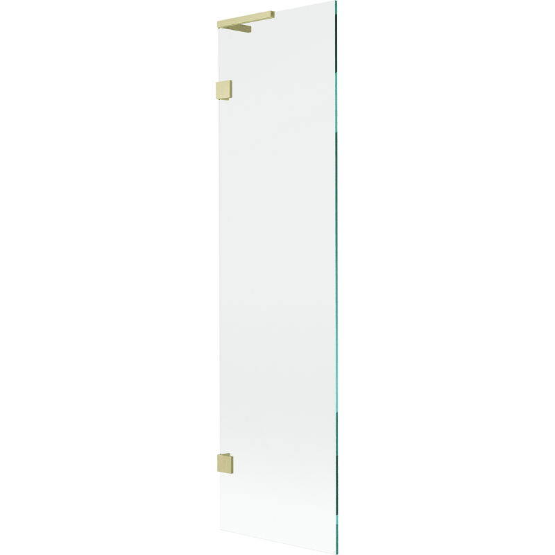 Mexen Lunar L vonios ekranas, 1-durų, 50 x 150 cm, skaidrus, šlifuotas auksas - 897L-050-000-55-00