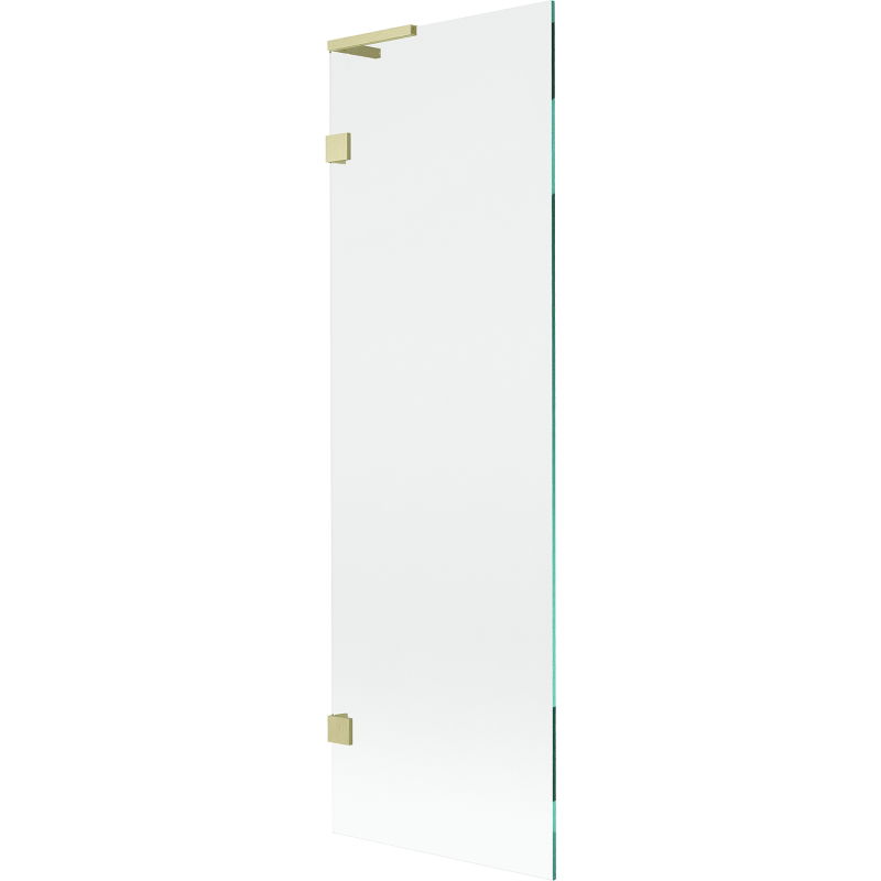 Mexen Lunar L vonios širmos profilis 1-durų 60 x 150 cm, skaidrus, šlifuotas auksas - 897L-060-000-55-00