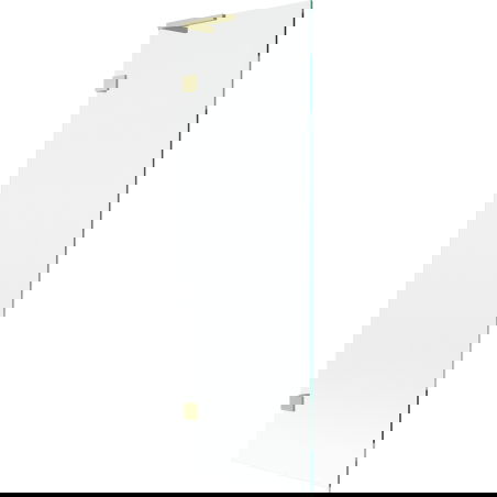 Mexen Lunar L vonios ekrano panelis 1-duris 60 x 150 cm, permatomas, šlifuotas auksinis - 897L-060-000-55-00