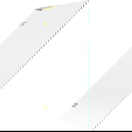 Mexen Lunar L vonios ekrano pertvara su 1 durelėmis 80 x 150 cm, skaidri, auksinė šukuota - 897L-080-000-55-00