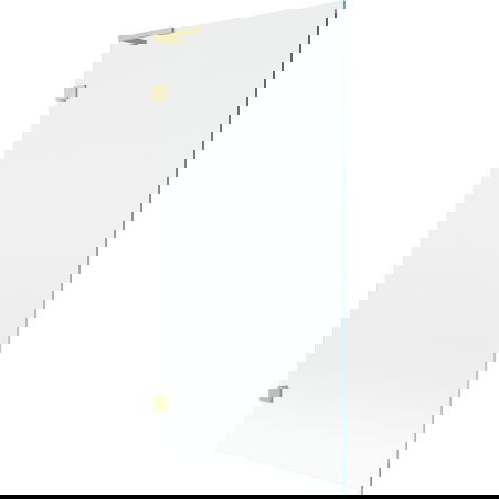 Mexen Lunar L vonios ekrano pertvara, 1-durų, 90 x 150 cm, permatomas, auksinis šepečiuotas - 897L-090-000-55-00