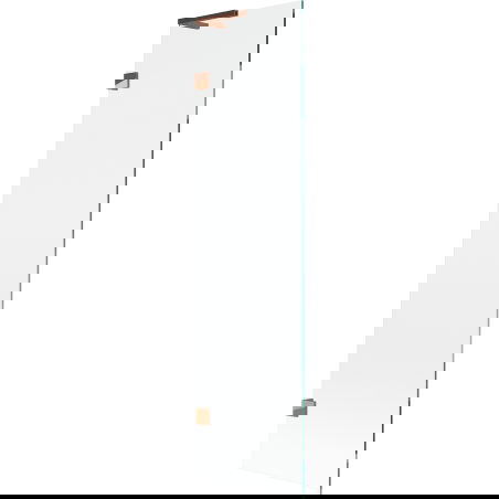 Mexen Lunar L vonios kubilo ekranas, 1-durų 50 x 150 cm, permatomas, rožinis auksas - 897L-050-000-60-00